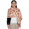 Anna-Kaci Women's Floral Print Winter Scarf Soft Cashmere Feel Fringe Shawl Wrap Scarves for Evening Dress - 2 of 4