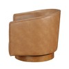 Swivel Barrel Chair with 6-Inch Plush Seat, Removable Cushion, and 360-Degree Swivel - 4 of 4
