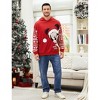 PATPAT Stitch Family Matching Christmas Hooded Sweatshirt Stitch Snow Pattern Long Sleeve Pullover Hoodies - 3 of 4