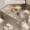 Dining Table for 4-6, 63 Inch Farmhouse Dining Table, Wood Rustic Kitchen Table - 3 of 4