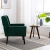 Streamdale Modern Soft Velvet Material Ergonomics Accent Chair Living Room Chair Bedroom Chair Home Chair - 4 of 4