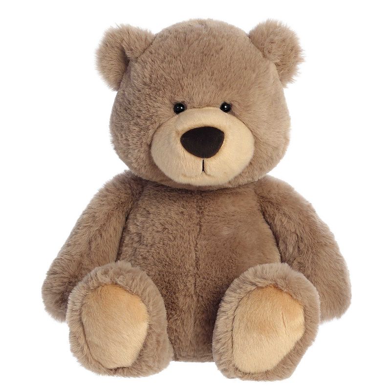Aurora Large Bumbles Bear Snuggly Stuffed Animal Brown 14", 1 of 5