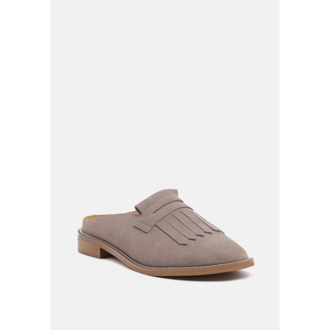 Женские сабо Rag & Co Womens Lena Suede Walking Loafer Mules 10
