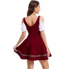 Womens Dress 1 Piece Cold Shoulder Costumes for Traditional Carnival Halloween Outfits - 2 of 4