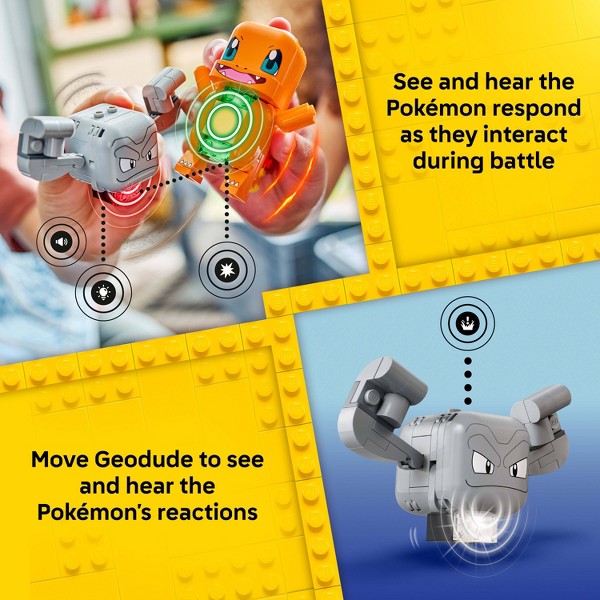 LEGO Pokémon SMART Play: Choque en la Caverna de Charmander y Geodude 72157 6