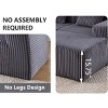 PAGED Modular Sectional Sofa, L-Shape Upholstered Cloud Couch with Deep Seats & High-Elasticity Sponge for Living Room, Home Office - 4 of 4