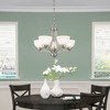 Livex Lighting Somerset 5 - Light Chandelier in  Brushed Nickel - 3 of 4