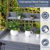 Garden Potting Bench Table, Outdoor Garden Horticultural Wooden Storage Cabinet, Solid Wood Planting Work Bench with Open Top - 4 of 4