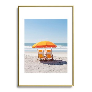 Bethany Young Photography Folly Beach Metal Framed Art Print - Deny Designs - 1 of 4