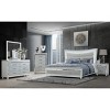 GlasFlength Decorative Wall Mirrors Spacious Mirror Open Mirror Bright Mirror Airy Mirror Rectangular Mirror for Bathroom, White, 39.57"*0.98"*39.57" - 2 of 4