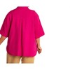 Women's Short Sleeve Ameli Basketweave Shirt - Plus - On The Plus Side - 2 of 4