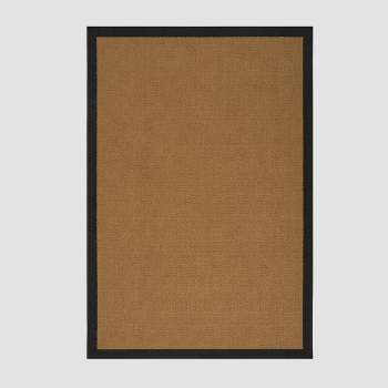 Troy Border Outdoor Rug Beige/Black - Christopher Knight Home