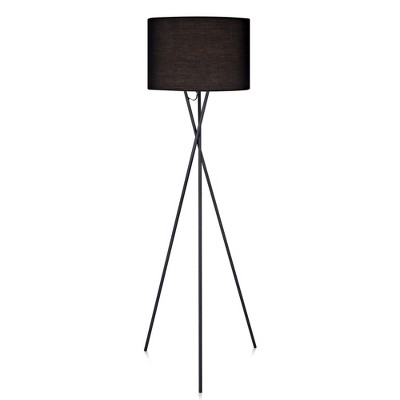 black table lamp