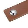 Unique Bargains Leather Suitcase Dresser Handles Door Pulls with Screws 6 Pcs - 4 of 4