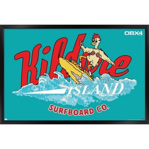 Trends International Netflix Outer Banks: Season 4 - Chicken Kildare Island Surfboard Co. Framed Wall Poster Prints - 1 of 4