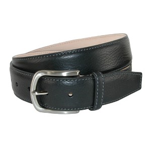 CrookhornDavis Men's Brescia Boxcalf Casual Belt with Contrast Stitch - 1 of 2