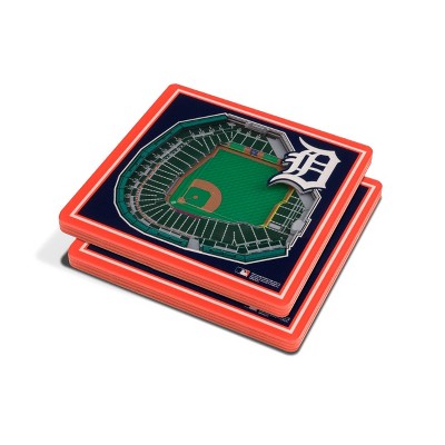 MLB Detroit Tigers 3D Stadium View Coaster