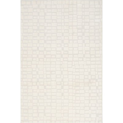 Nuloom Belladonna Geometric 4x6 Indoor Area Rug for Living Room Bedroom Dining Room Kitchen, Cream/Ivory