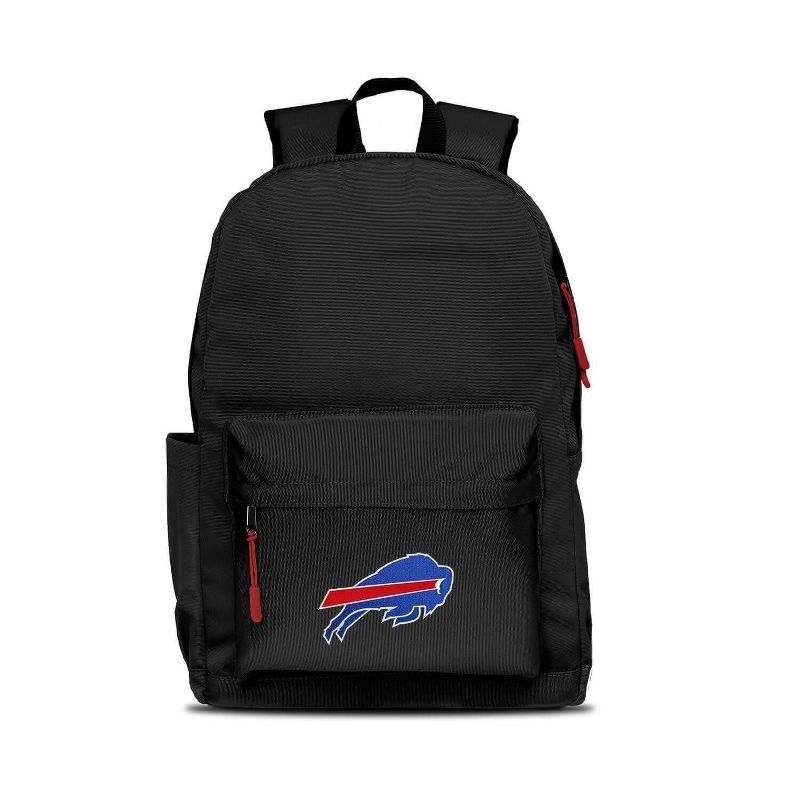 NFL Buffalo Bills Campus Laptop Backpack - Black, 1 of 2