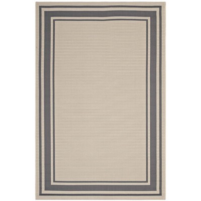 Modway Rim Solid Border 8x10 Indoor and Outdoor Area Rug