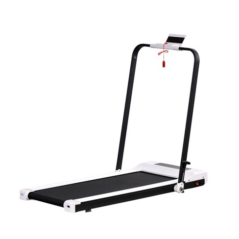 Soozier Walking Treadmill, Walking Pad Machine With Led Monitor And Remote  Control For Home Gym, White : Target
