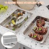 GustoWave 6-Piece Commercial Stainless Steel Hotel Pan Set – Full-Size Gastronorm Pans for Catering, Buffet Service & Food Storage - 4 of 4