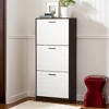 VANIRROR Shoe Cabinet, Entrance Shoe Storage Cabinet Organizer Holder For Bedrooms, Entryways - 2 of 4