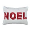 CAVINAS NOEL Red & Ivory Lumbar Pillow,Christmas Throw Pillows with Embroidered Holiday Greeting,Festive Decorative Pillows for Couch,Bed - 4 of 4
