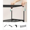 SONGMICS Shoe Rack, 3 Tier Shoe Organizer, Metal Shoe Storage Shelf - 4 of 4