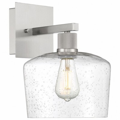 Access Lighting Port Nine 1 - Light Wall Light in  Brushed Steel
