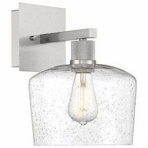 Access Lighting Port Nine 1 - Light Wall Light in  Brushed Steel - 1 of 4