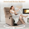 Hzlagm Everglade 29 in. W Velvet Swivel Rocking Recliner - 2 of 4
