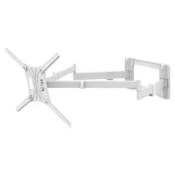 Barkan 13-83" 4-Movement Extra Long / Dual Arm / Full Motion TV Wall Mount - White