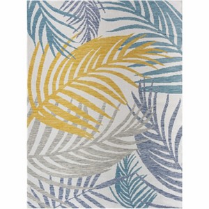 Hauteloom Nasan Floral Outdoor Area Rug - 1 of 2