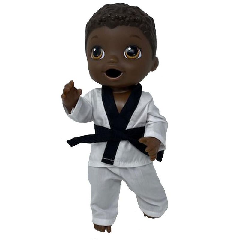 Doll Clothes Superstore Karate Outfit For Some Baby Alive And Little Baby Dolls, 3 of 6