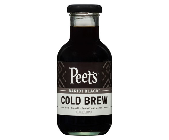 Peet's Baridi Black Cold Brew Coffee - 10.5 fl oz