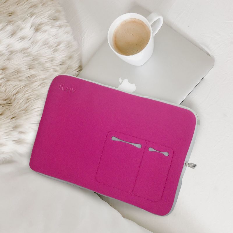iLuv 17in Macbook Pro Sleeve - Pink, 2 of 4