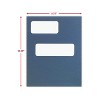 ComplyRight Double-Window Tax Presentation Folder Blue 50/Pack (FB01) - 4 of 4