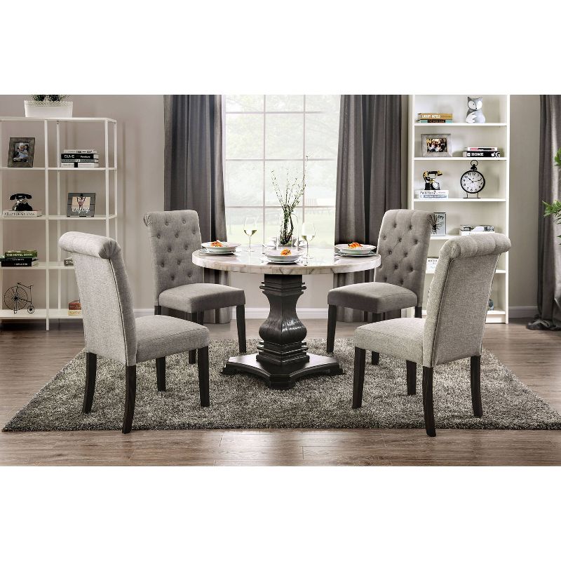 Buckley Round Dining Table White/Black - HOMES: Inside + Out, 6 of 14