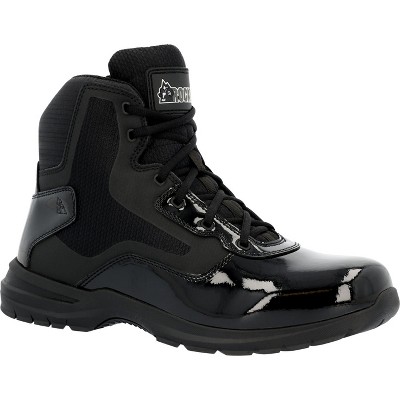 Men's Rocky Cadet 6" Black Side Zip Public Service Boot