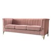 NicBex Couches for Living Room 83" Sofa Velvet Upholstered 3-Seat Couch Soft Sponges Modern Designs Sofa with Gold Legs for Apartment - 2 of 4