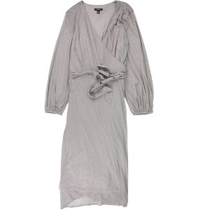 Alfani Womens Sparkly Wrap Dress - 1 of 2