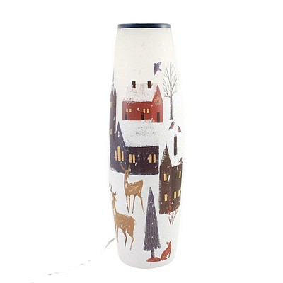 Stony Creek 11.75 In Magic Winter Per-Lit Lg Vase Winter Christmas Electric Novelty Sculpture Lights