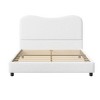 Coucheta Bed Frame with Velvet Upholstered Headboard,Cute Low-Profile Platform Bed,No Box Spring Needed,Strong Wooden Slats,Noise-Free,Easy Assembly - 2 of 4