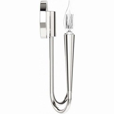 Polished Nickel Modern 2-Light Wall Sconce