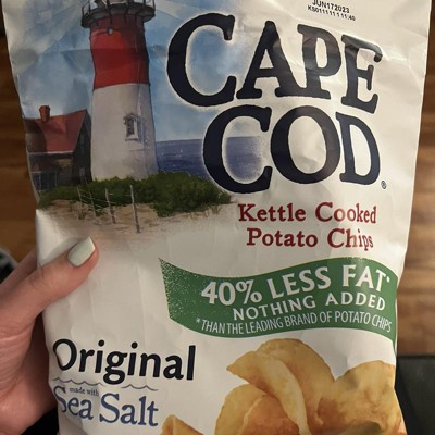 Cape Cod Potato Chips Less Fat Original Kettle Chips Party Size- 4oz :  Target