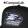 Official Georgia Southern University Primary Logo Foam Snapback Trucker Hat for Men and Women Black One Size - 4 of 4