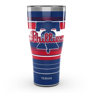 MLB Philadelphia Phillies 30oz Hype Stripes Stainless Steel Tumbler - 1 of 4