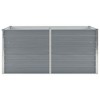 vidaXL Raised Garden Bed, Raised Flower Bed, Galvanized Steel Planter, Outdoor Planter for Patio Backyard Garden Vegetables Herbs, Gray - 3 of 4