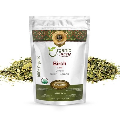 Organic Birch Leaf Whole 8 Oz